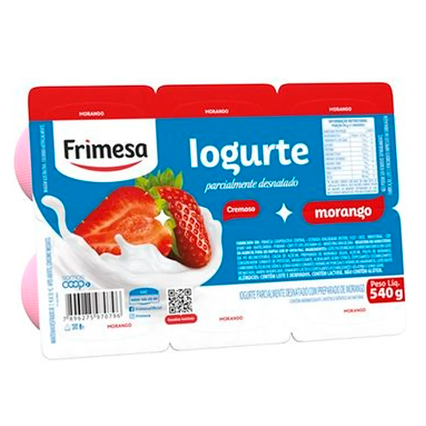 IOGURTE POLPA FRIMESA BDJ 540g MORANGO