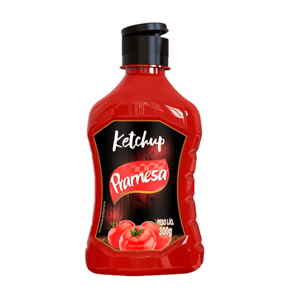 KETCHUP PRAMESA FRASCO 300g TRADICIONAL