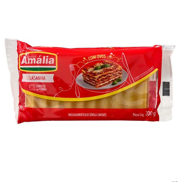 LASANHA OVOS PRE COZIDA SANTA AMALIA PCT 200g