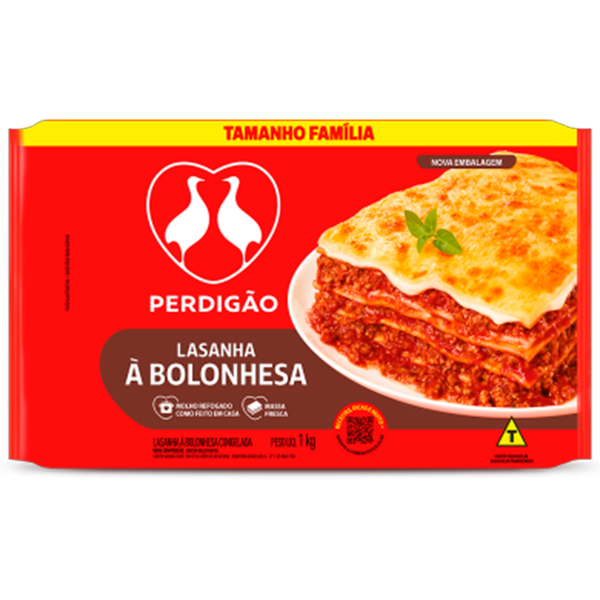 LASANHA PRONTA CG BOLONHESA PERDIGAO CX 1kg