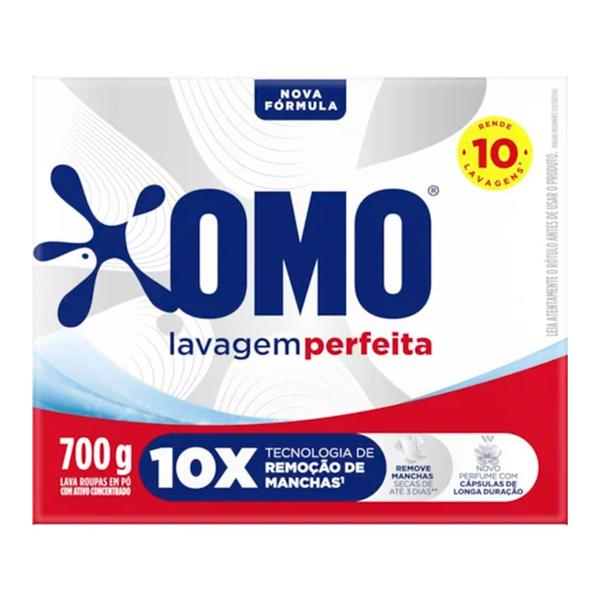 LAVA ROUPA PO LAVAGEM PERFEITA OMO CX 700g
