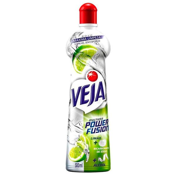 LIMPADOR MULTI USO SQZ POWER FUSION VEJA FRASCO 500ml LIMAO