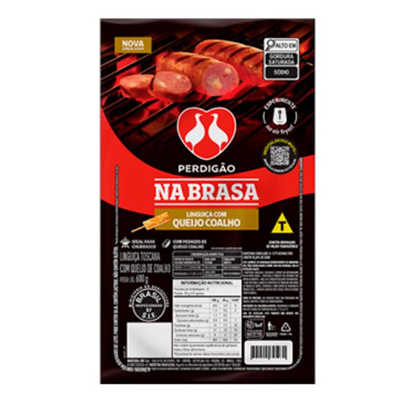 LINGUICA TOSCANA CG NABRASA RECHEADA QUEIJO COALHO PERDIGAO PCT 600g