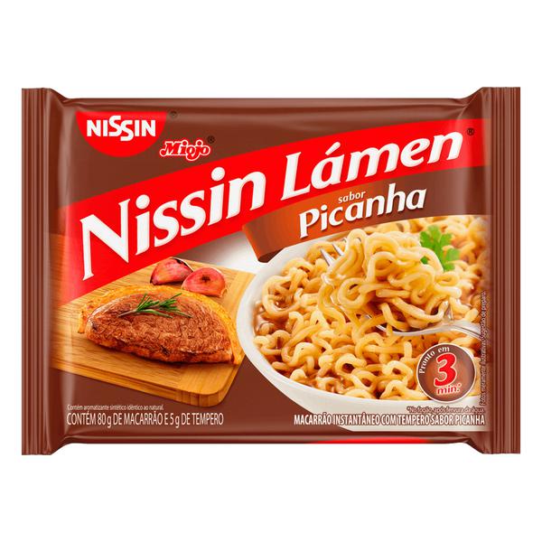 MACARRAO INSTANTANEO NISSIN PCT 85g PICANHA