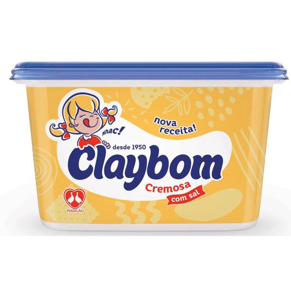 MARGARINA VEGETAL CREMOSA COM SAL CLAYBOM POTE 1kg