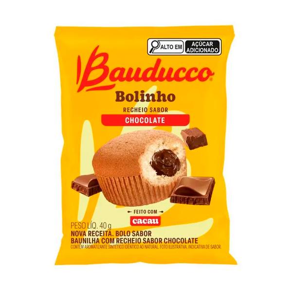MINI BOLO IND BAUDUCCO PCT 40g BAUNILHA CHOCOLATE