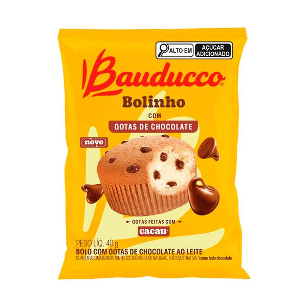 MINI BOLO IND BAUDUCCO PCT 40g GOTAS DE CHOCOLATE