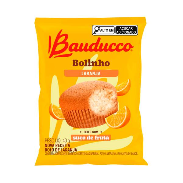 MINI BOLO IND BAUDUCCO PCT 40g LARANJA