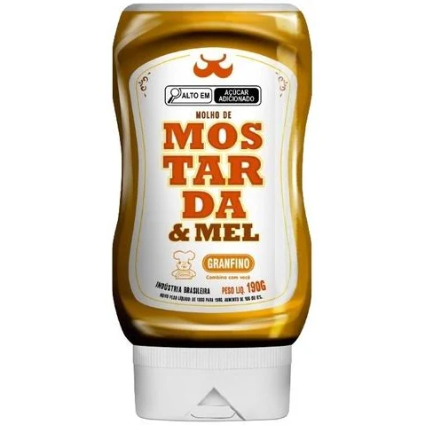 MOLHO MOSTARDA E MEL GRANFINO FRASCO 190g