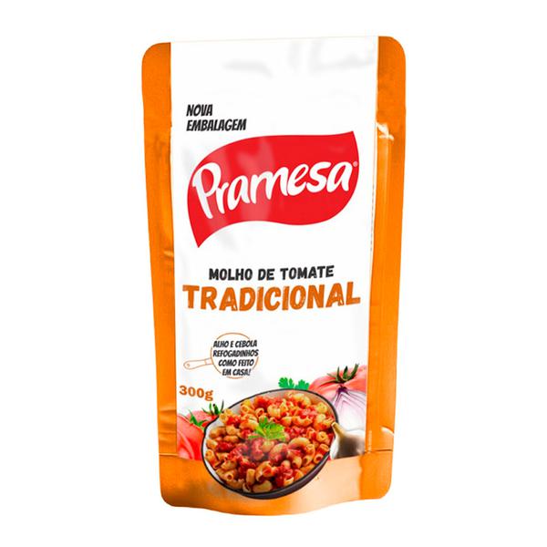 MOLHO TOMATE REFOGADO TRADICIONAL PRAMESA SACHE 300g