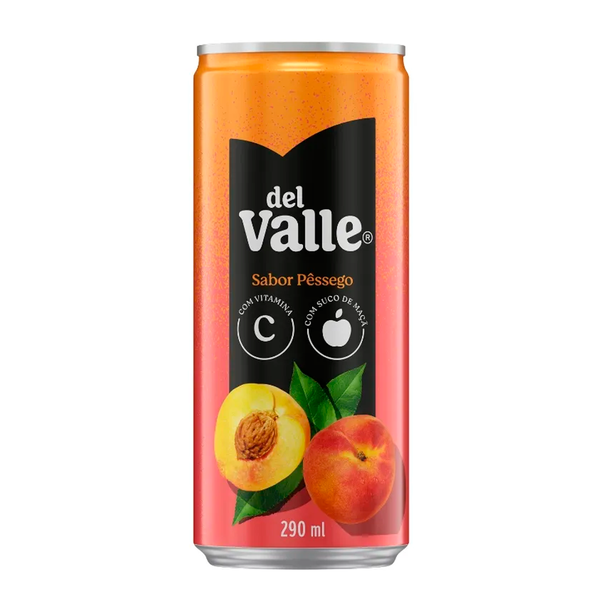 NECTAR MAIS DEL VALLE LATA 290ml PESSEGO