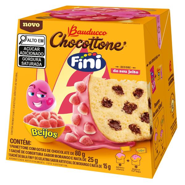 PANETONE CHOCOTTONE BAUDUCCO CX 80g BEIJOS