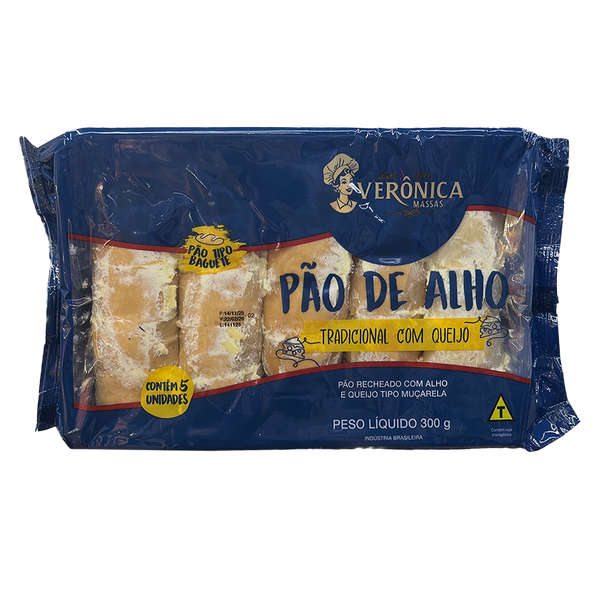 PAO ALHO CG  VERONICA EMB 300g TRAD. C/QUEIJO