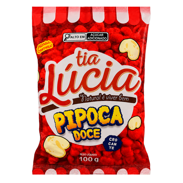 PIPOCA PRONTA DOCE TIA LUCIA PCT 100g