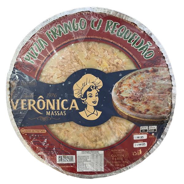 PIZZA PRONTA CG M VERONICA EMB 400g FRANGO C/REQUEIJÃO