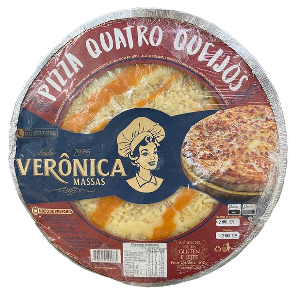 PIZZA PRONTA CG M VERONICA EMB 400g QUATRO QUEIJO