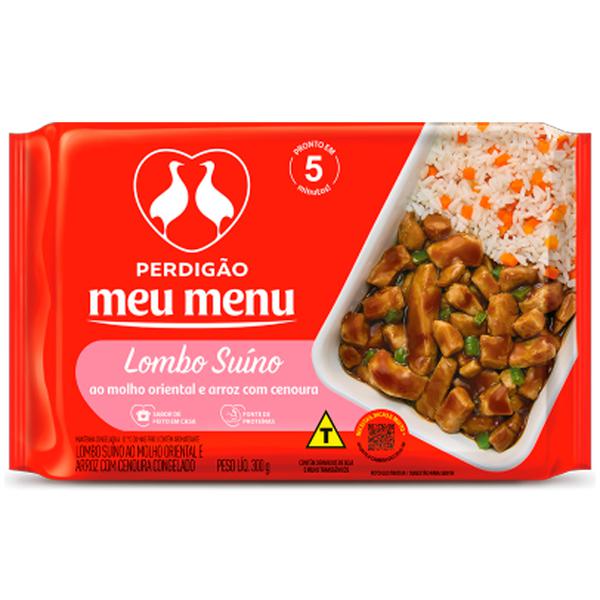 PRATO PRONTO CG MEU MENU PERDIGAO CX 300g LOMBO SUÍNO
