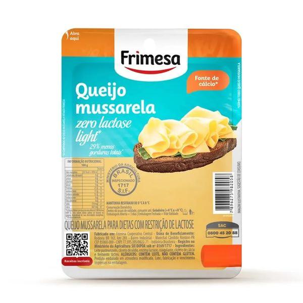 QUEIJO MUSSARELA FATIADA ZERO LACTOSE  FRIMESA EMB 150g