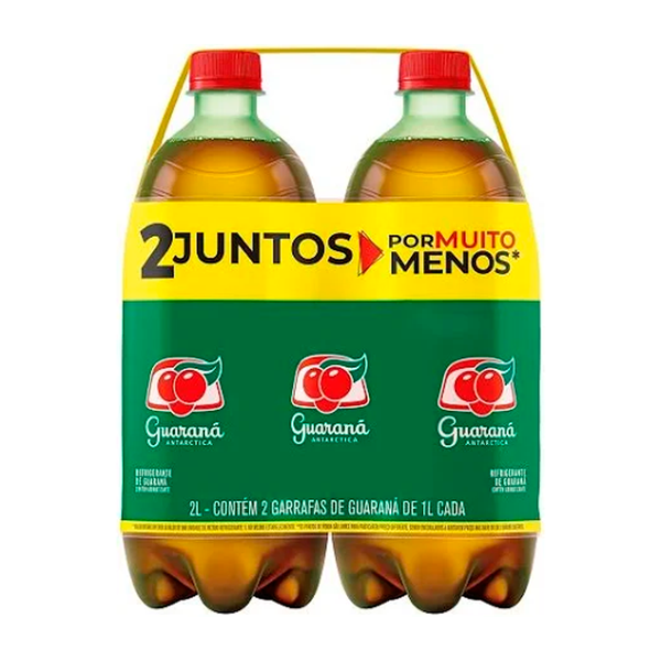 REFRIGERANTE PROMOCAO GUARANA 1L ANTARCTICA PET 2un