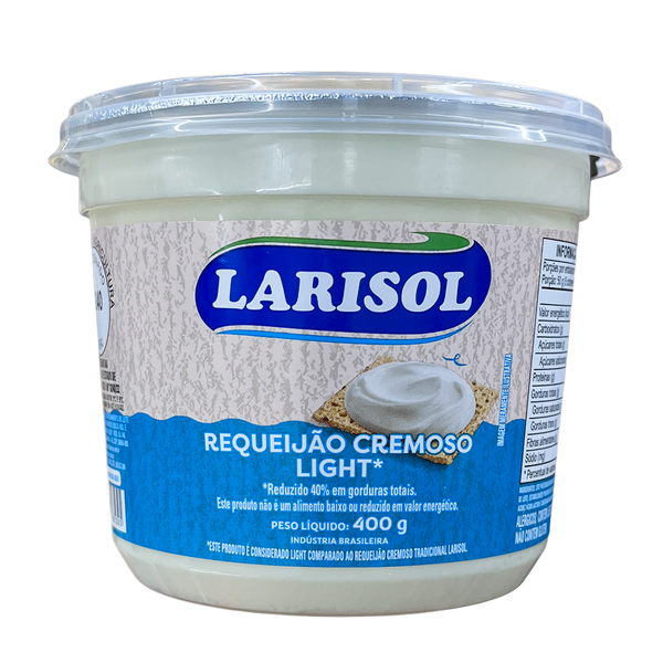 REQUEIJAO CREMOSO LIGHT LARISOL POTE 400g