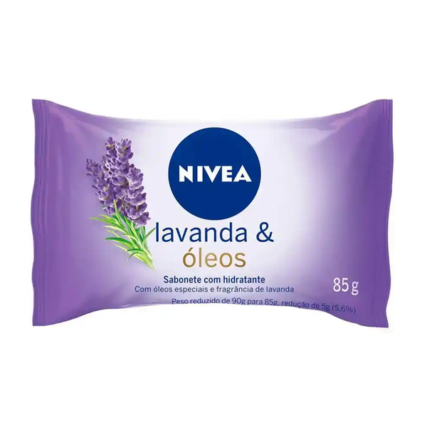 SABONETE HIDRATANTE NIVEA EMB 85g LAVANDA