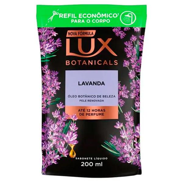 SABONETE LIQ BOTANICALS REFIL LUX SACHE 200ml LAVANDA