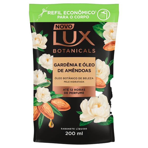 SABONETE LIQ BOTANICALS REFIL LUX SACHE 200ml OLEO DE AMENDOAS