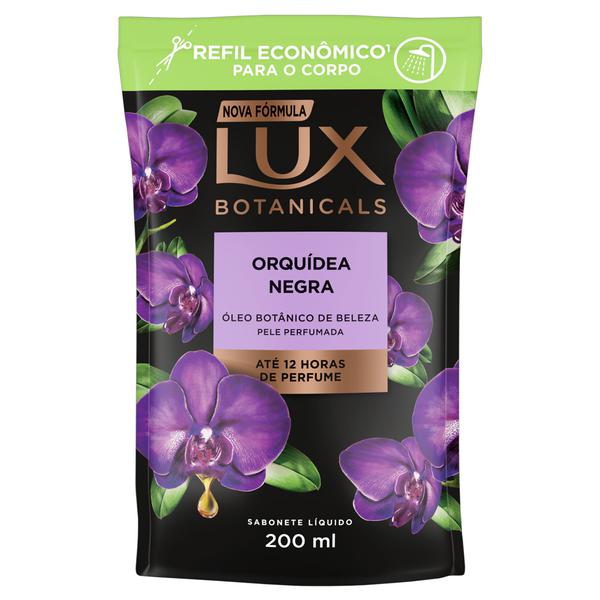 SABONETE LIQ BOTANICALS REFIL LUX SACHE 200ml ORQUIDEA NEGRA