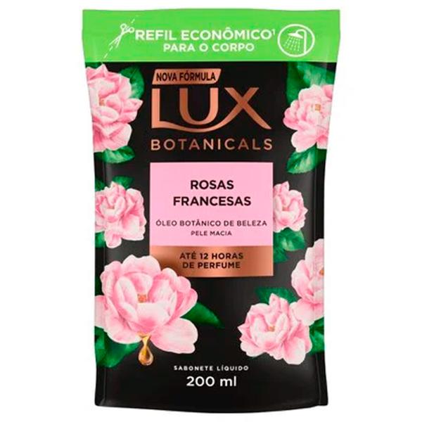 SABONETE LIQ BOTANICALS REFIL LUX SACHE 200ml ROSA FRANCESA