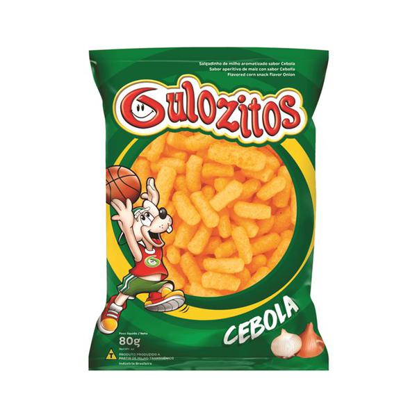 SALGADINHO   GULOZITOS PCT 80g CEBOLA
