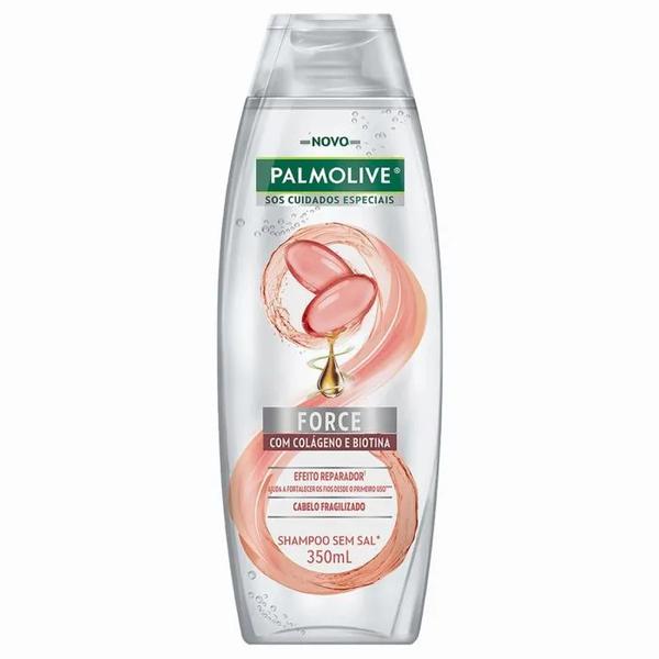SHAMPOO NATURALS PALMOLIVE FRASCO 350ml COLAGENO E BIOTINA