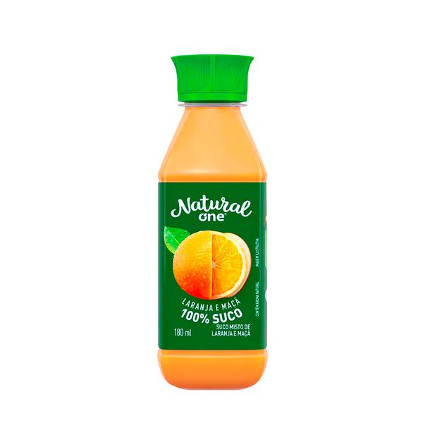 SUCO FUNCIONAL  NATURAL ONE GF 180ml LARANJA/MAÇA