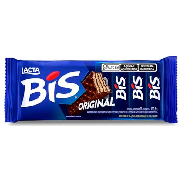 WAFER COB CHOCOLATE BIS LACTA CX 100g AO LEITE