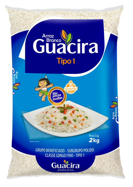Arroz Guacira Tipo 1 - 2kg