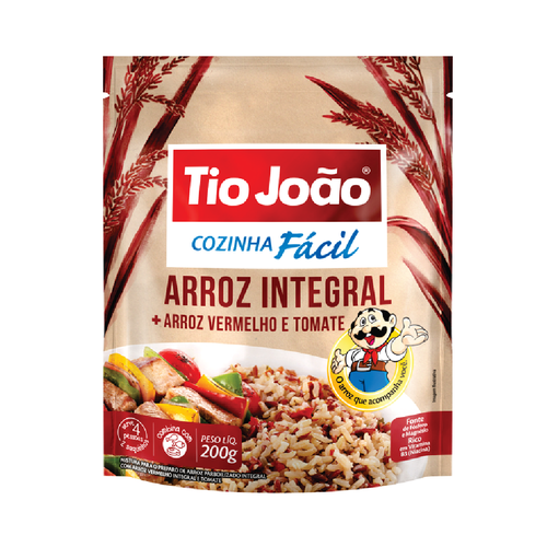 Arroz TIO JOAO 200g Integral ARROZ VERM TOMATE