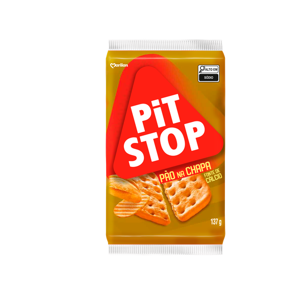 Biscoito Marilan Pit Stop 137g Pão na Chapa