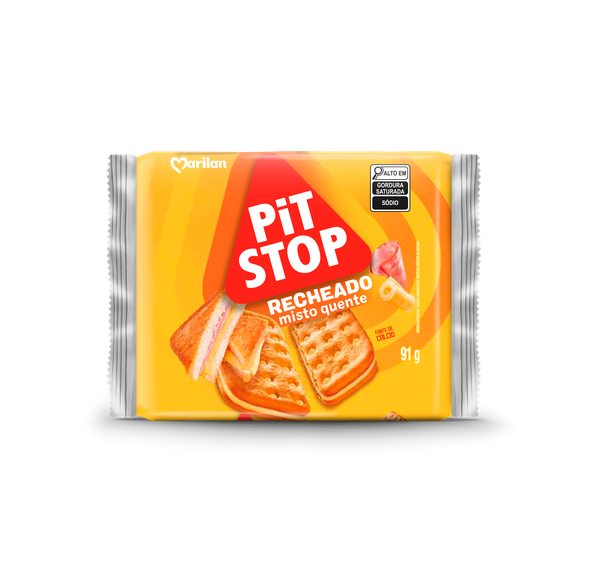 Biscoito Recheado Marilan Pit Srop 91g Misto Quente