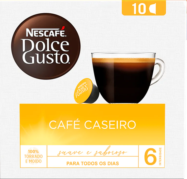 CAPSULA DOLCE GUSTO C10 80G CAFE CASEIRO