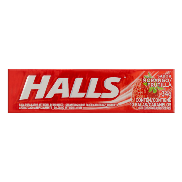 DROPS HALLS SINGLE 28G MORANGO