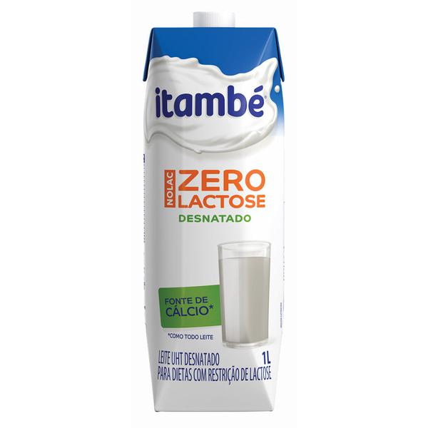 Leite Itambé UHT Nolac Zero Lactose TP 1L Desnatado