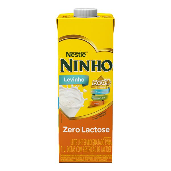 Leite Ninho UHT Zero Lactose Semidesnatado 1L