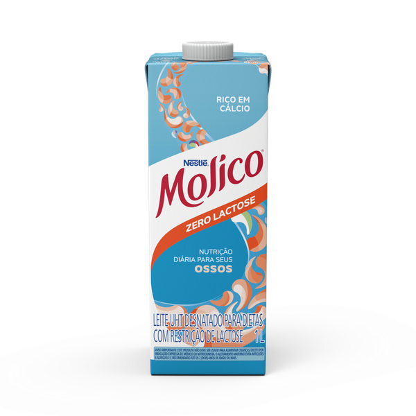 LEITE UHT MOLICO ZERO LACTOSE TP 1L DESNATADO