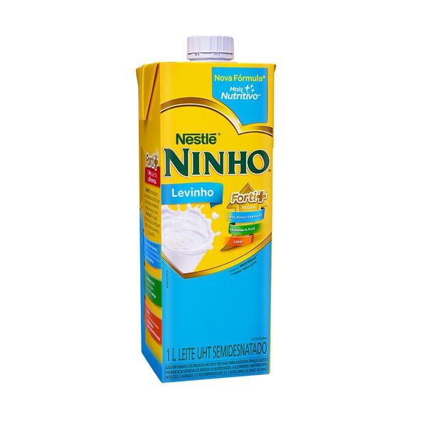 Leite UHT Ninho Semidesnatado 1L