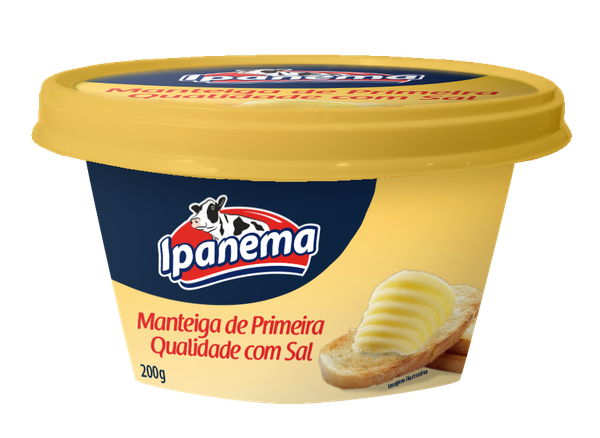 Manteiga Ipanema 200g Pote com Sal