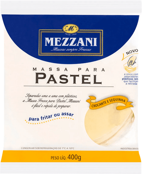 MASSA PASTEL MEZZANI 400G FOLHA