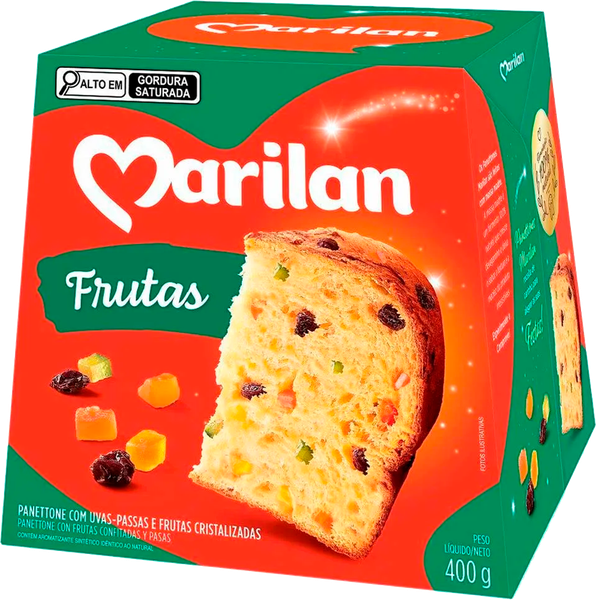 Panetone Marilan 400g Frutas