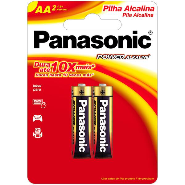 PILHA PANASONIC ALC AA C2