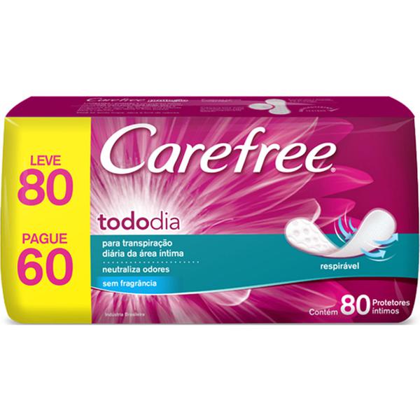 PROTETOR CAREFREE TODO DIA LV80 PG6 S PERFUME