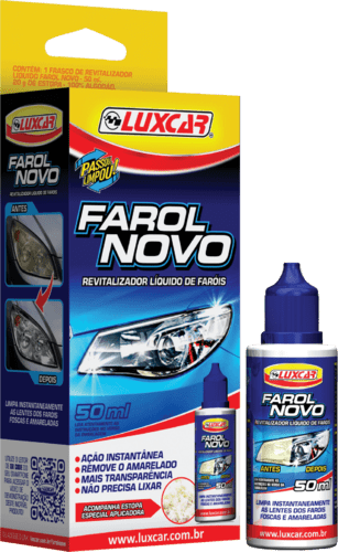 REVITALIZADOR LIQ LUXCAR FAROL NOVO