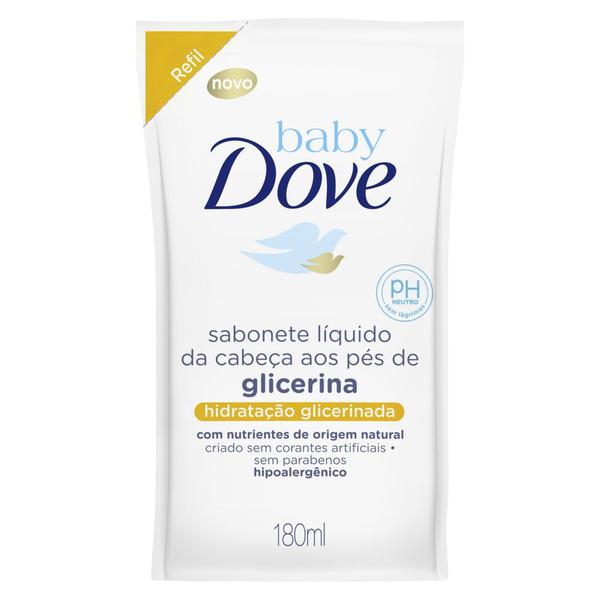 SABONETE LIQ BABY DOVE 180 ML GLICE